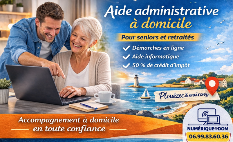 Aide administrative à domicile pour les seniors et personnes âgées
